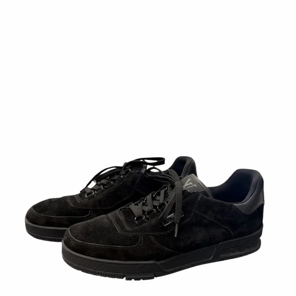 Louis Vuitton uniformes suede LV trainers - Picture 3 of 8